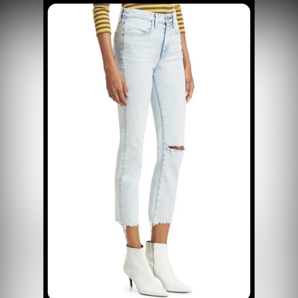 RAG & BONE Dean Distressed Ankle Cigarette Jean - Picture 3 of 13